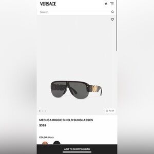 Medusa Biggie Shield Sunglasses